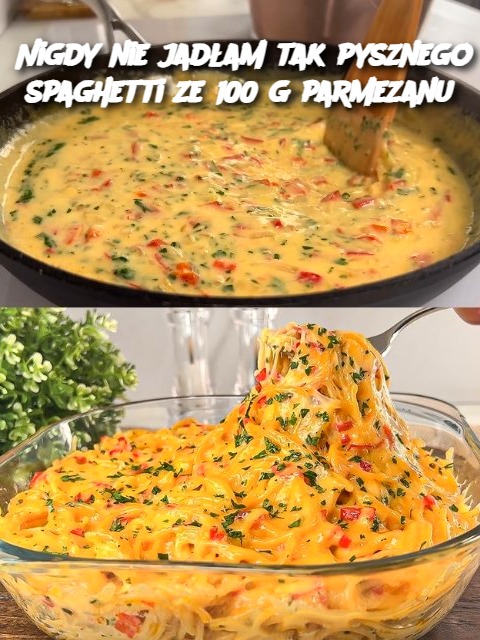 Nigdy nie jadłam tak pysznego spaghetti ze 100 g parmezanu