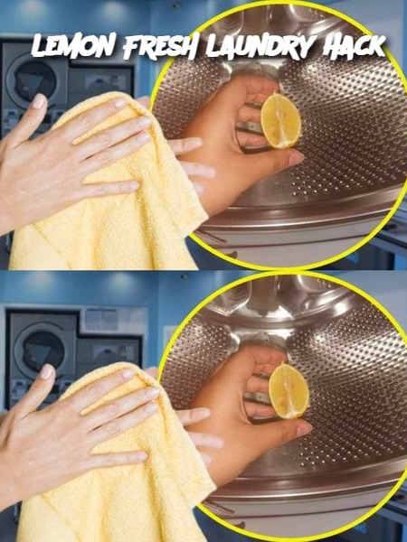 Lemon Fresh Laundry Hack