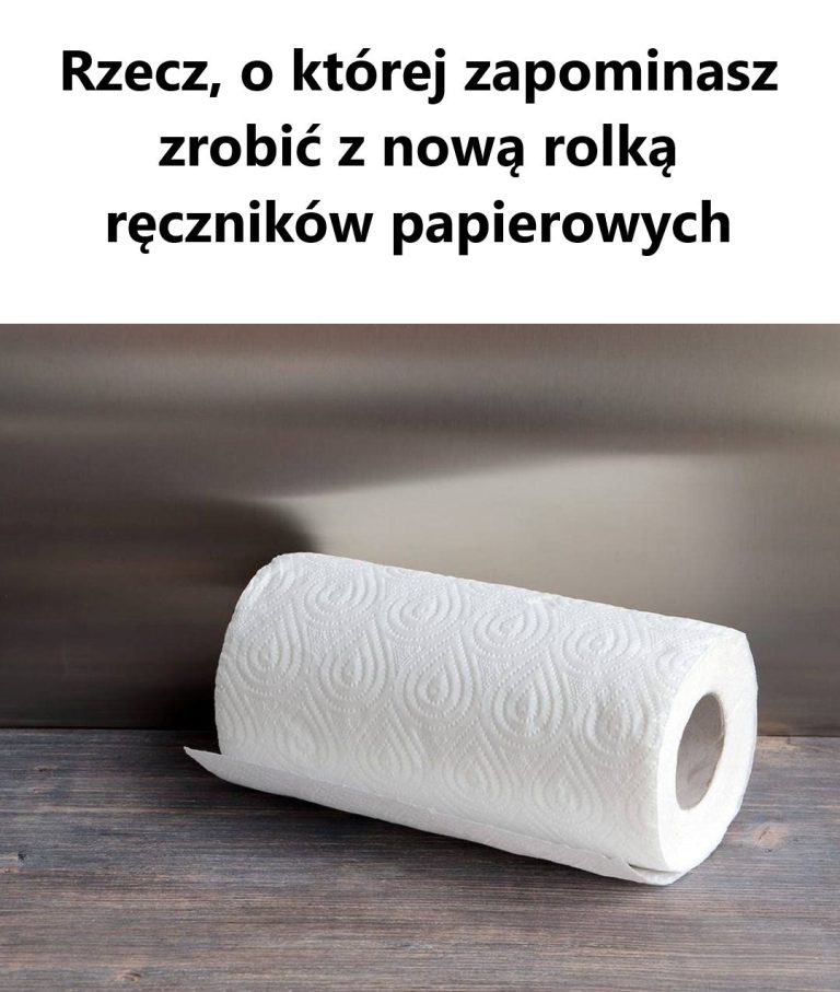 Zaskakujące zastosowanie ręczników papierowych, o którym prawdopodobnie nie pomyślałeś