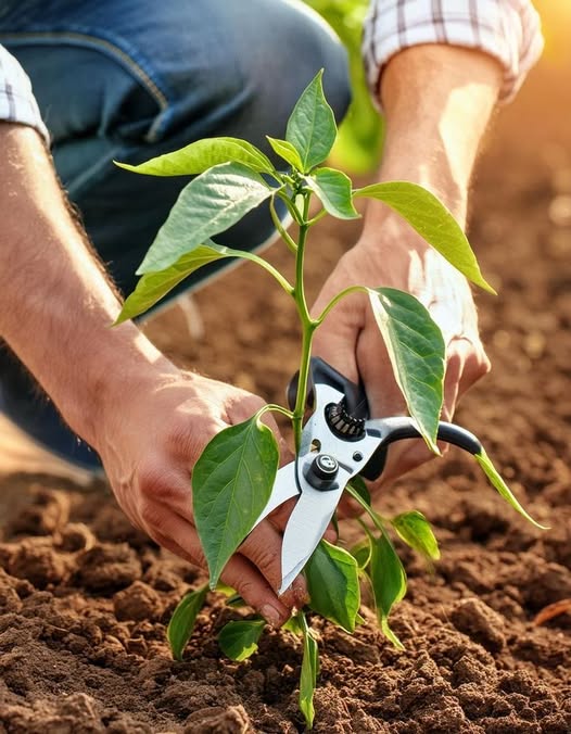 The one thing you must do to your pepper plants for the ultimate harvest