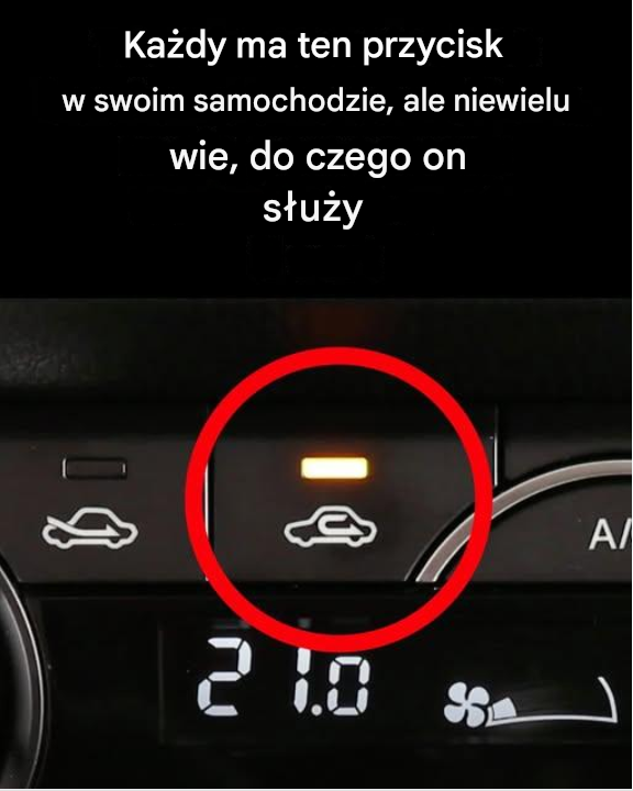 Do czego służy ten przycisk w samochodzie?