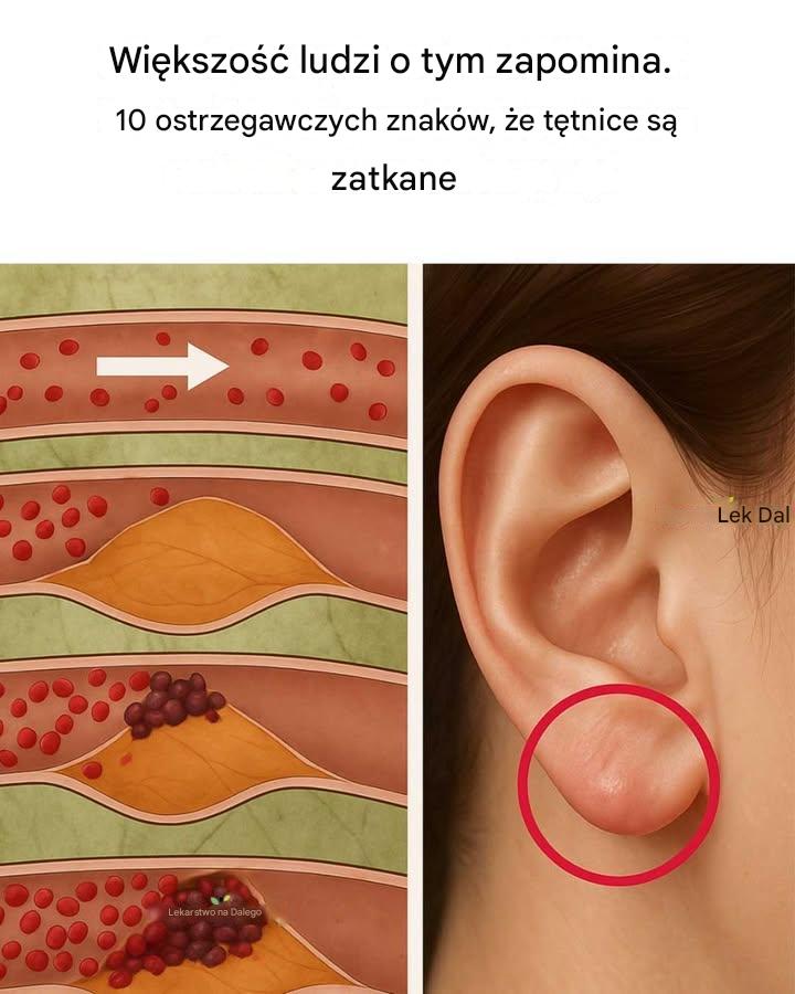 Większość ludzi o tym zapomina. 10 ostrzegawczych znaków, że tętnice są zatkane