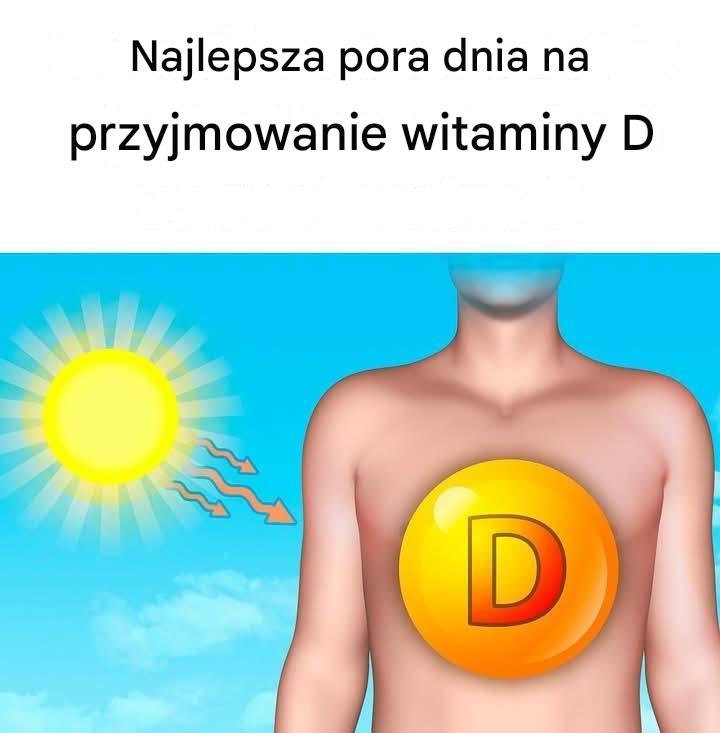 Najlepsza pora dnia na przyjmowanie witaminy D