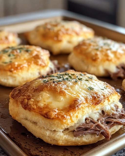 Pieczone ciasteczka French Dip