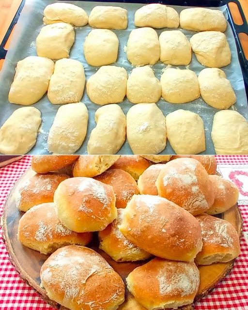 Bułki są po prostu pierwszej klasy, z 3 składników, jak bułki
