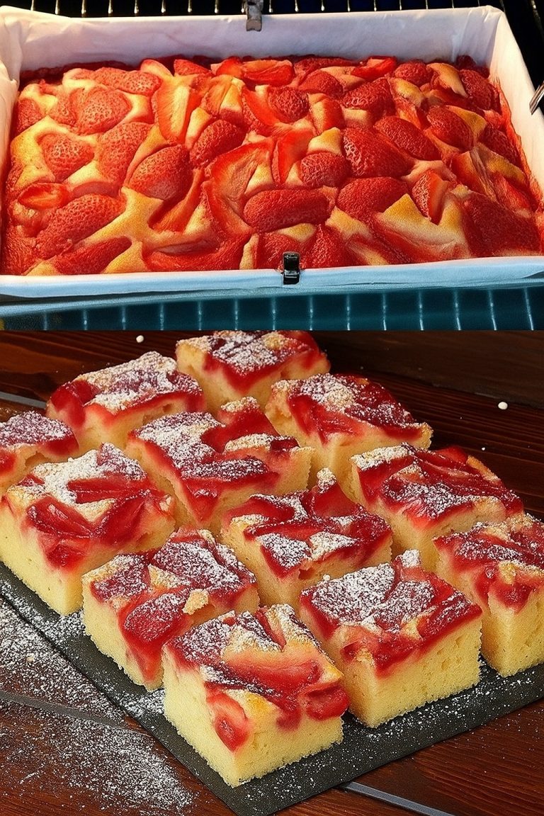 Ta szybka i puszysta tarta truskawkowa jest idealna na spontaniczną słodką przekąskę!